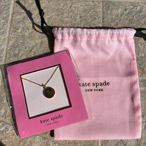 Kate Spade E Initial Gold Pendant Necklace